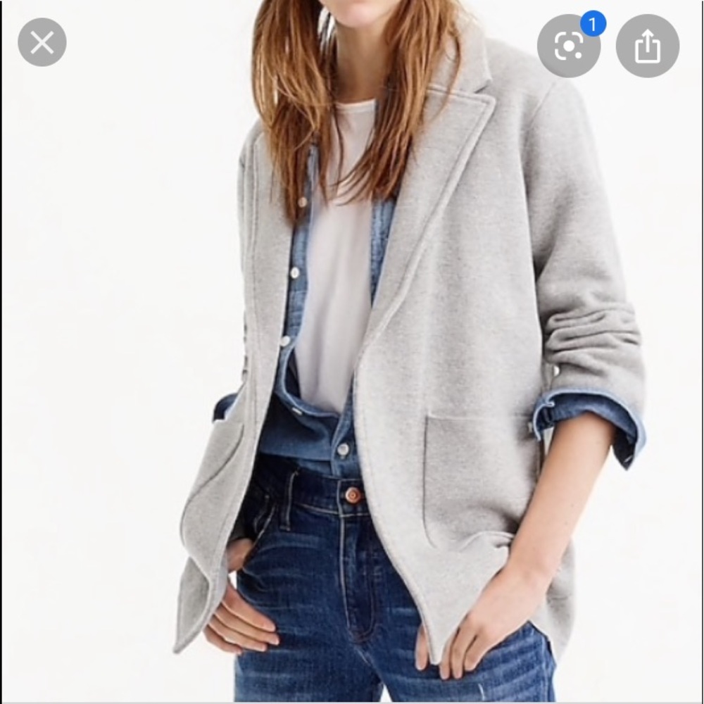 J. Crew 365 Silver Cardigan Size Small